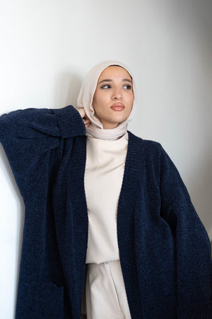 Loose Knitted Cardigan - Lillyscarfofficial