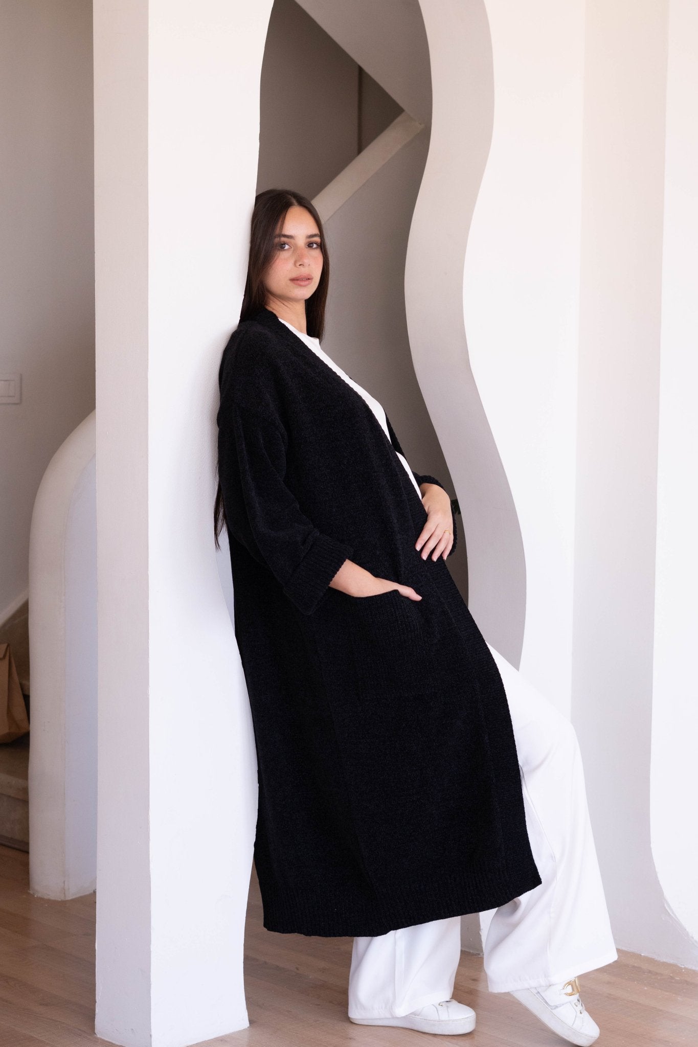 Loose Knitted Cardigan - Lillyscarfofficial