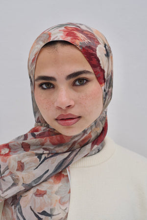 Malika chiffon scarf - Lillyscarfofficial