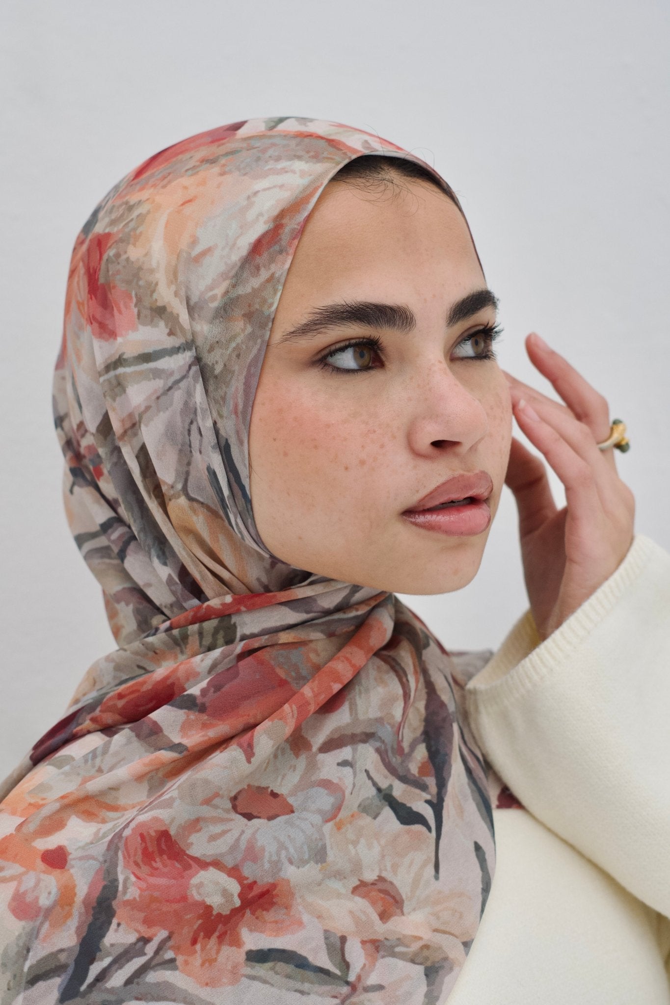 Malika chiffon scarf - Lillyscarfofficial