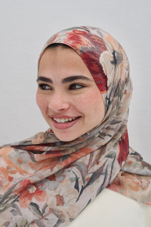 Malika chiffon scarf - Lillyscarfofficial