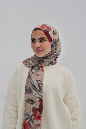 Malika chiffon scarf - Lillyscarfofficial