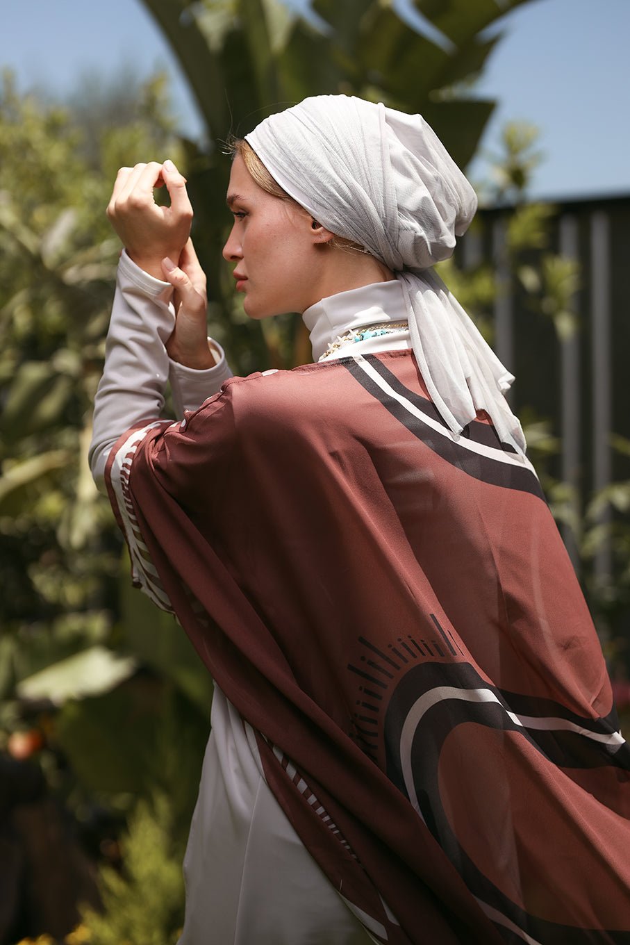 Mawja In cream cover - up - Lillyscarfofficial