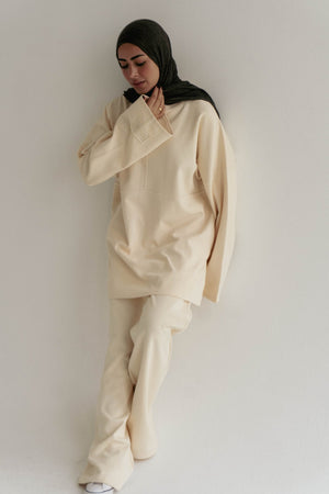 Minimal V in crème - Lillyscarfofficial