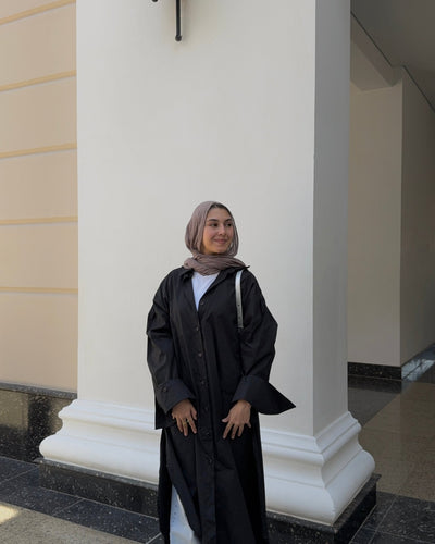 Oversized Cotton Poplin Shirt - Lillyscarfofficial