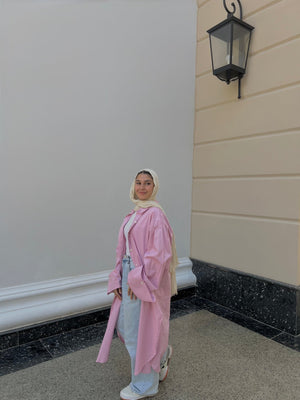 Oversized Cotton Poplin Shirt - Lillyscarfofficial