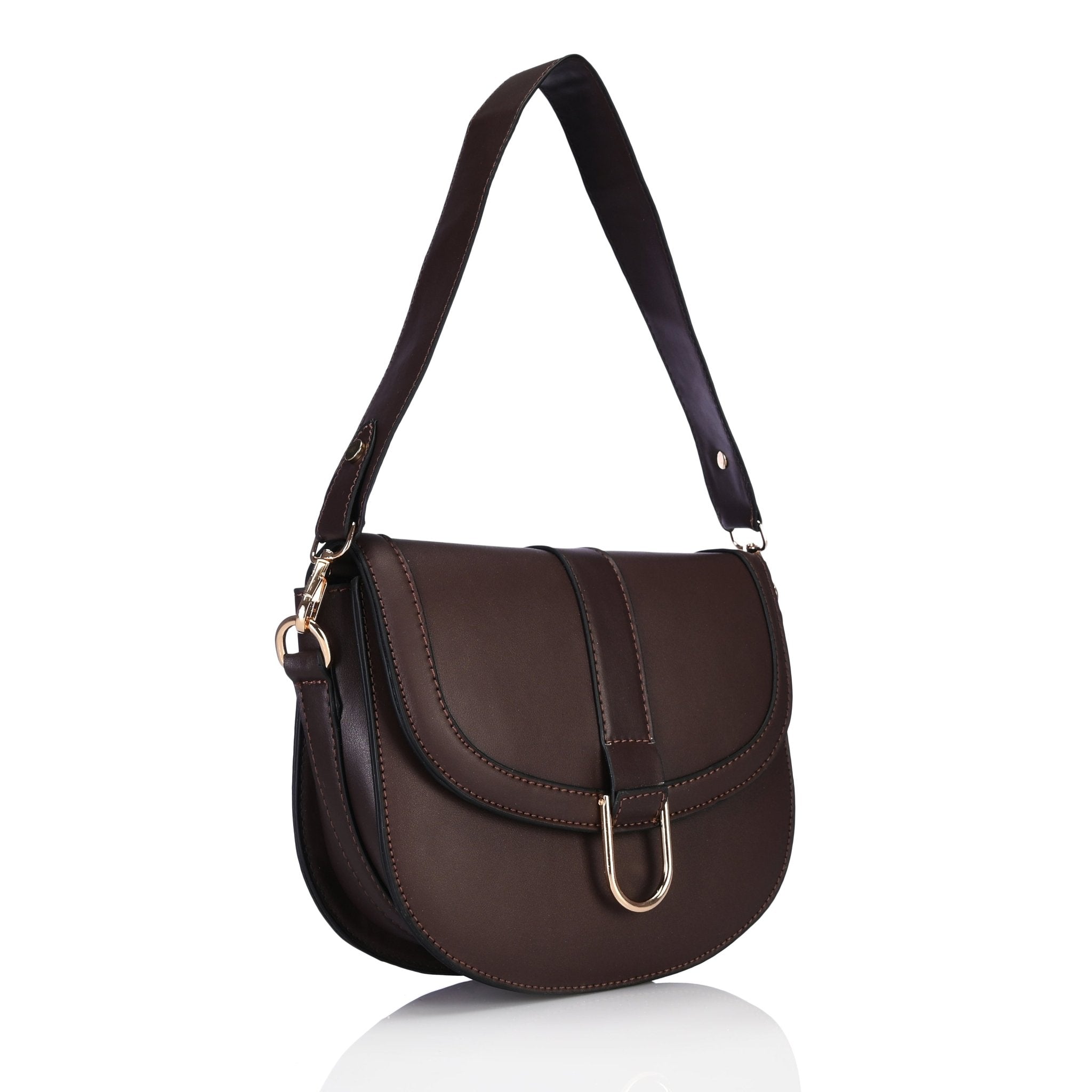 Paloma dark brown crossbody - Lillyscarfofficial