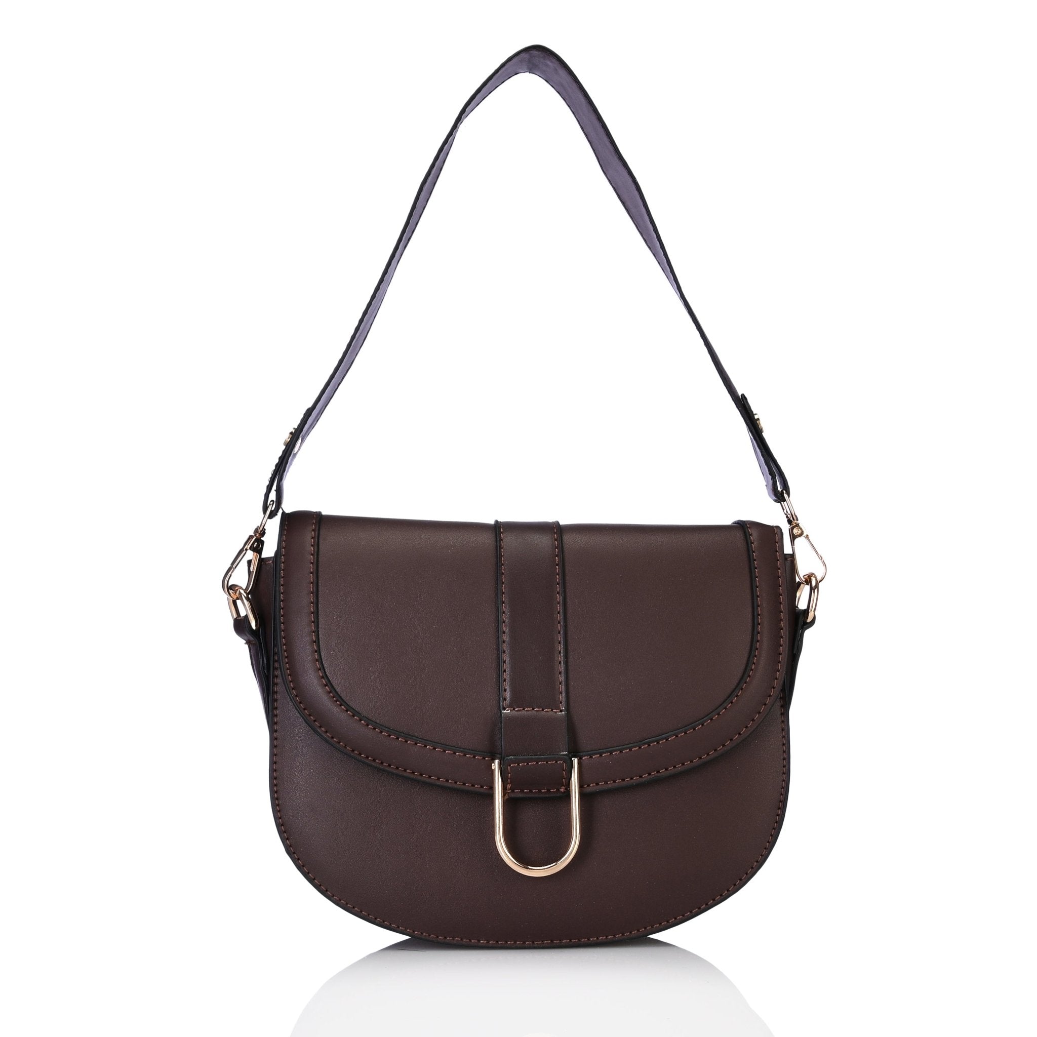Paloma dark brown crossbody - Lillyscarfofficial