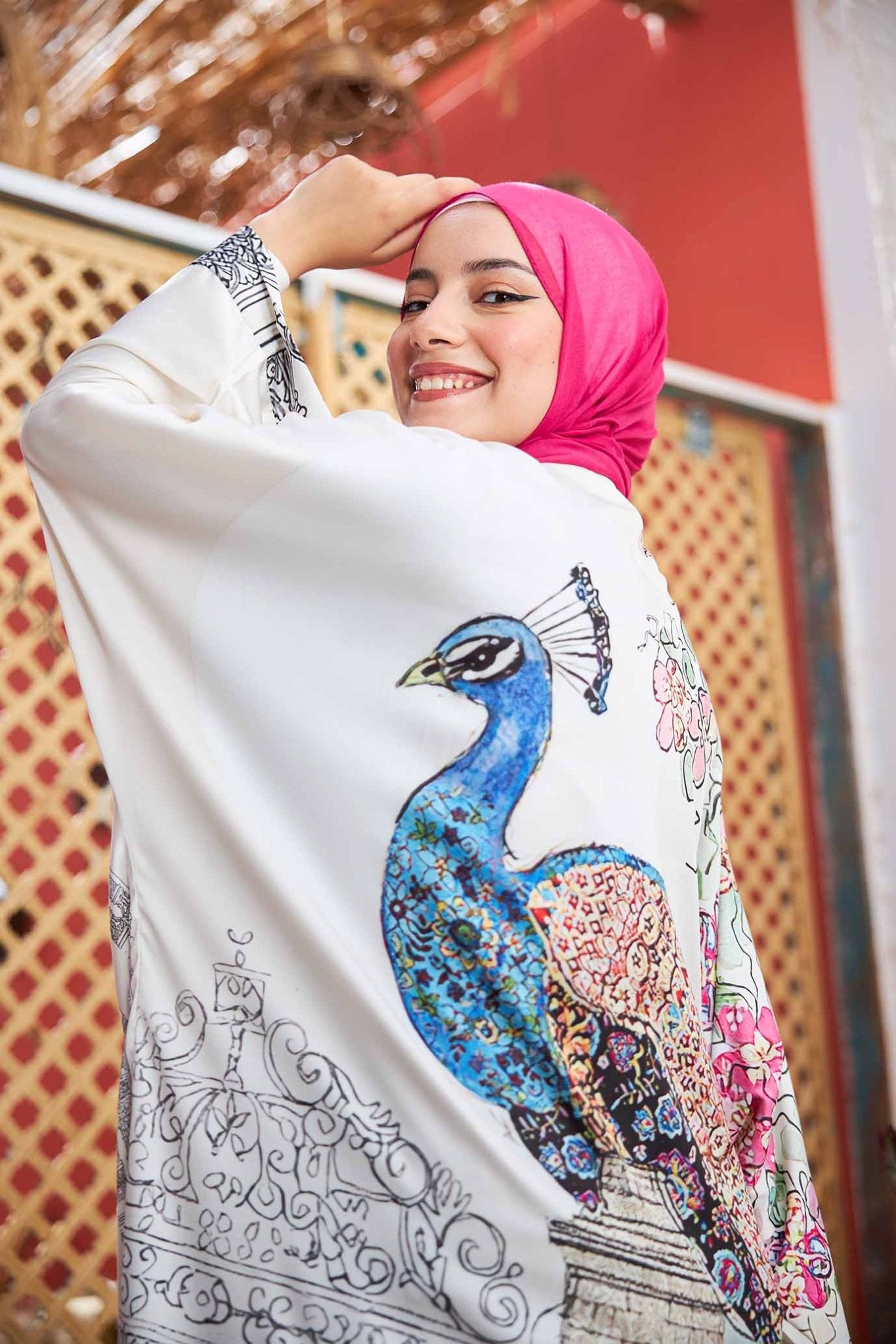 Peacock duster - Lillyscarfofficial