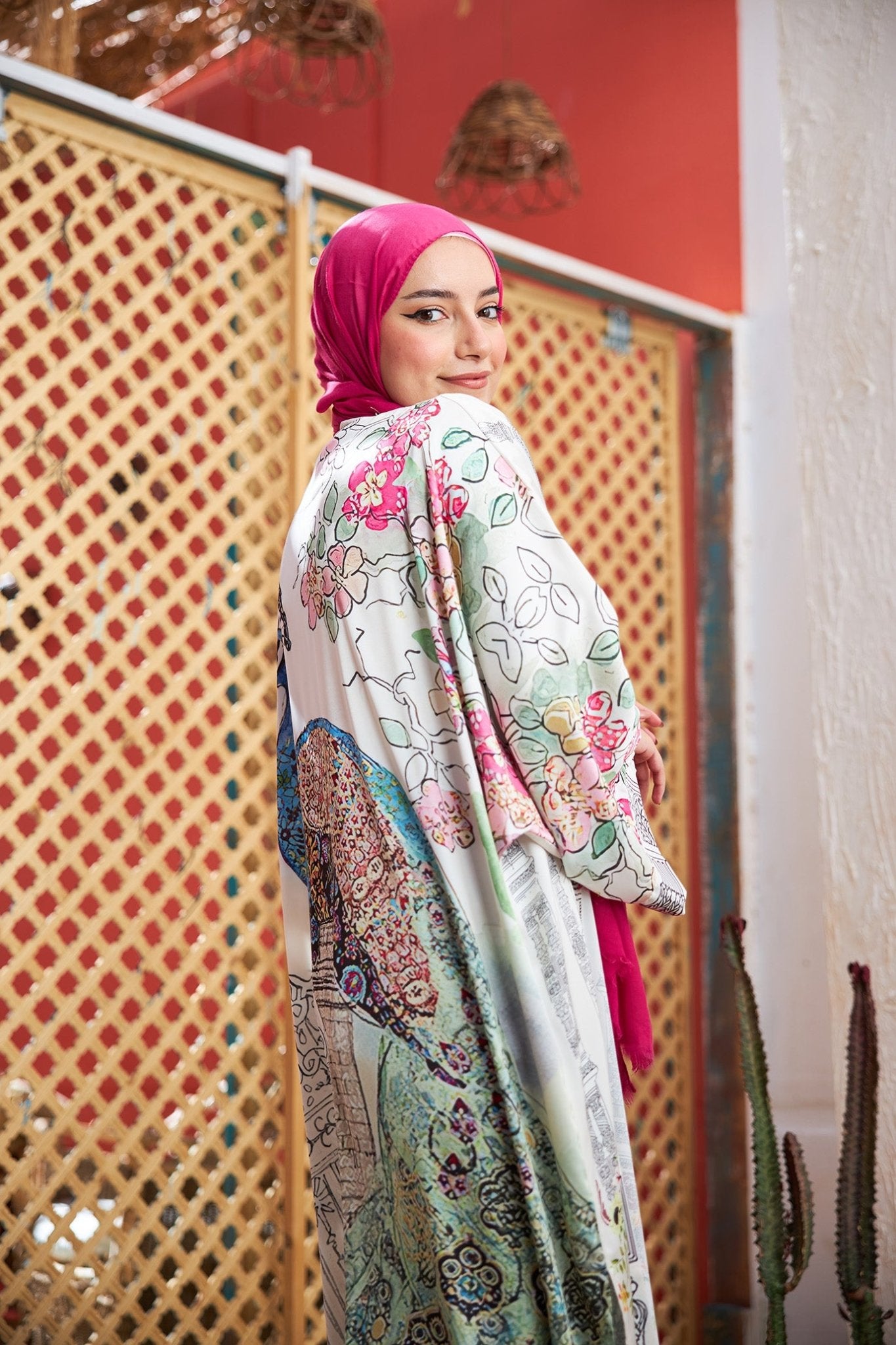 Peacock duster - Lillyscarfofficial