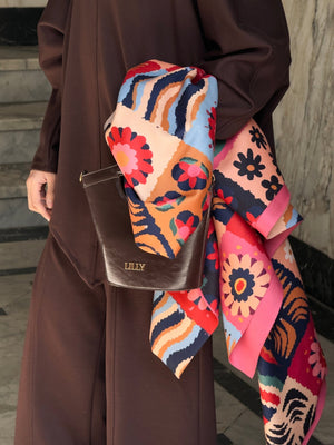 pinky girl shawl - Lillyscarfofficial