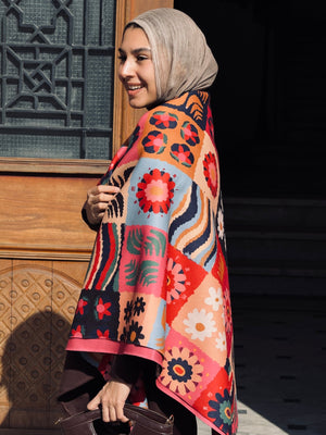 pinky girl shawl - Lillyscarfofficial