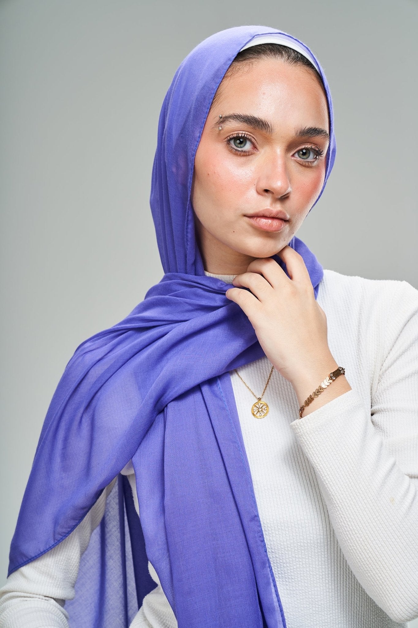 Purple cotton - Lillyscarfofficial