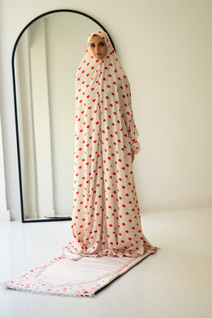 Red hearts - Lillyscarfofficial