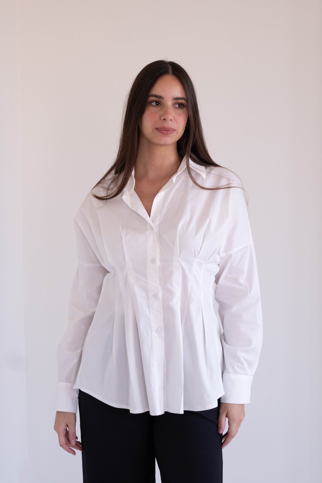 Ruffled Collared puff sleeve - Lillyscarfofficial