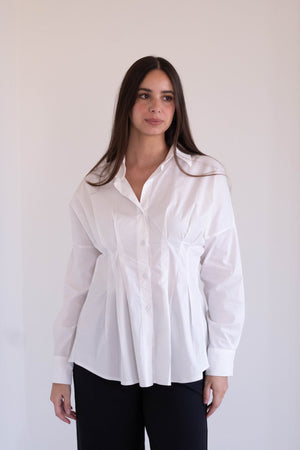 Ruffled Collared puff sleeve - Lillyscarfofficial