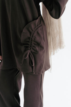 Side tie relaxed top - Lillyscarfofficial