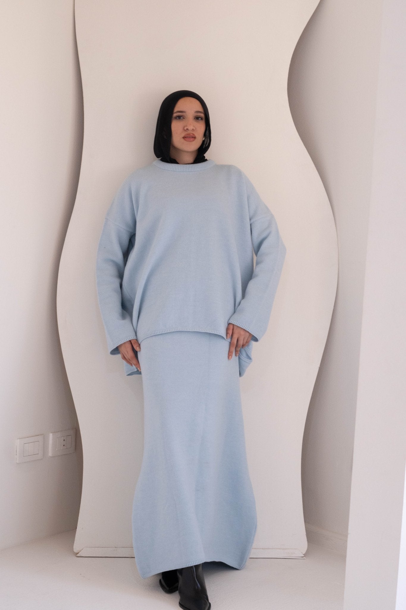 soft harmony knit set - Lillyscarfofficial