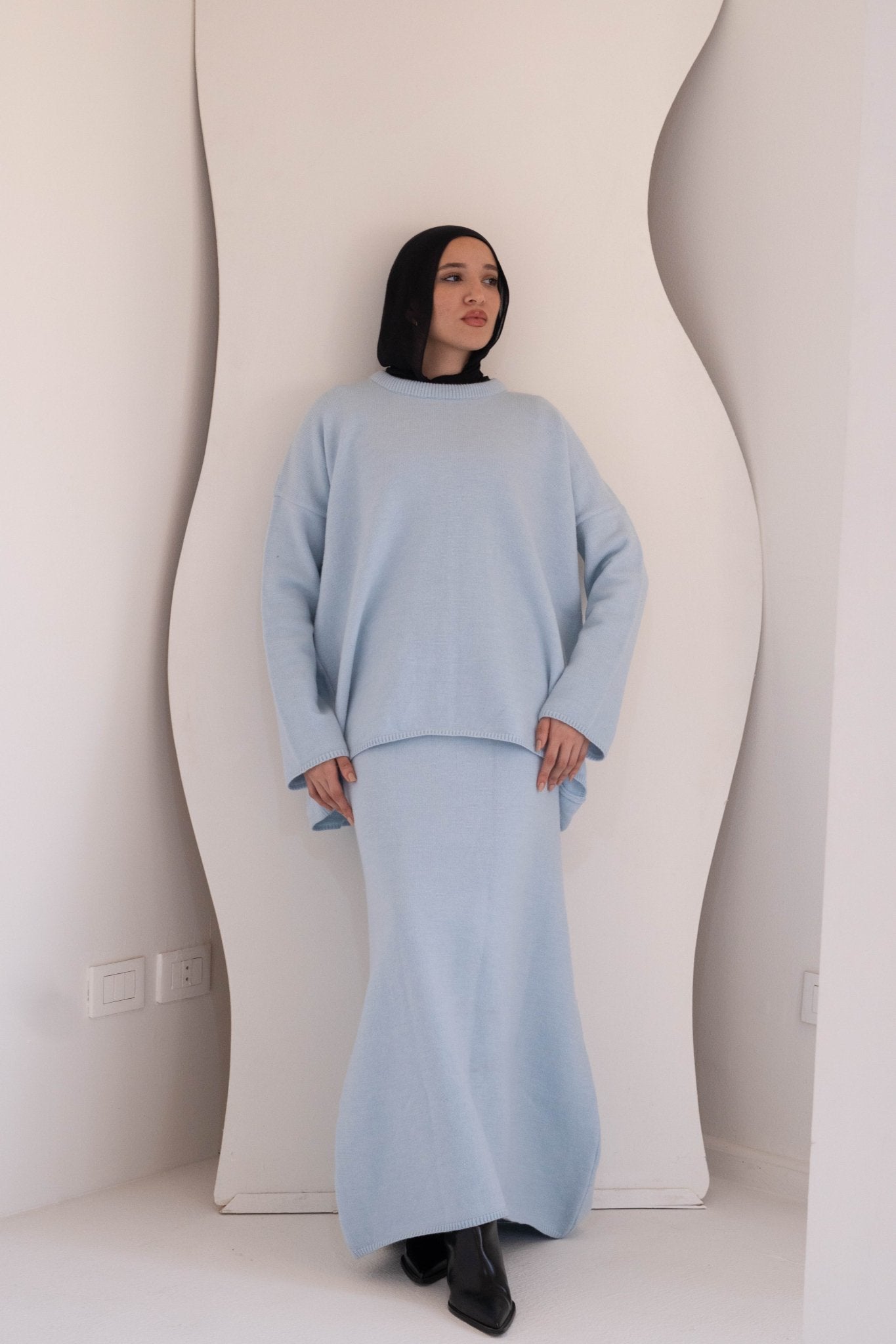 soft harmony knit set - Lillyscarfofficial