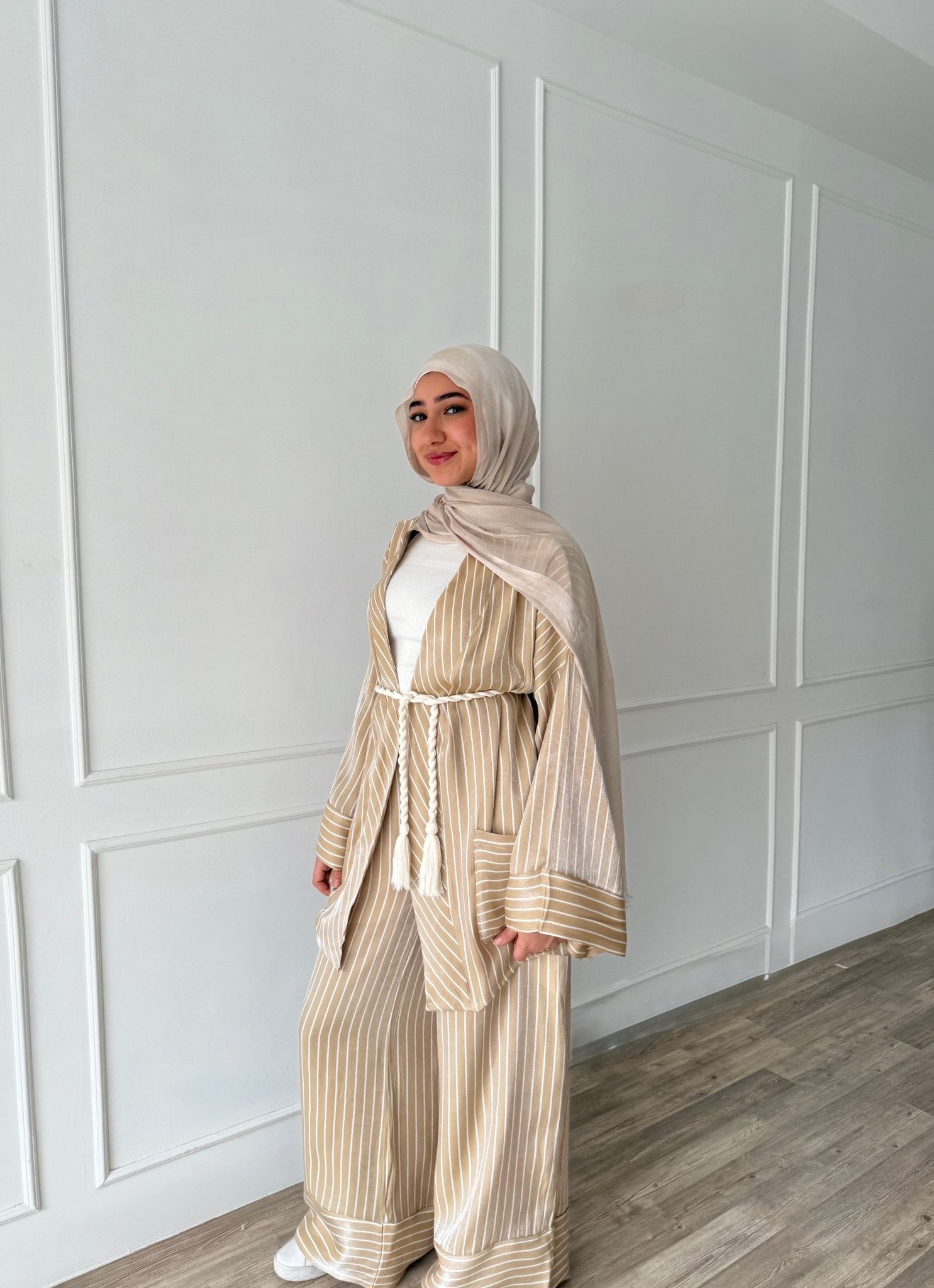 Striped Makrameh set