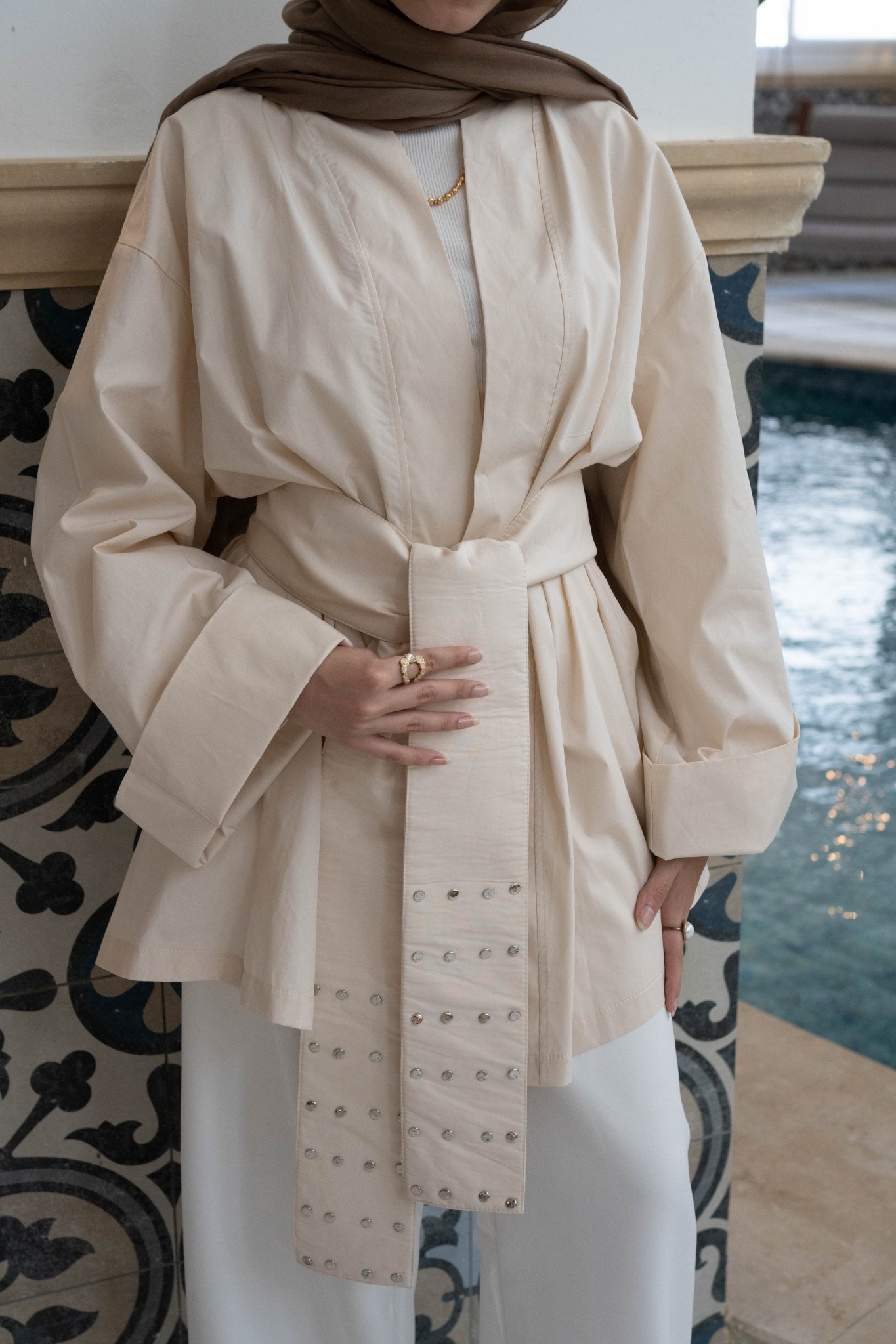 Studded kimono - Lillyscarfofficial