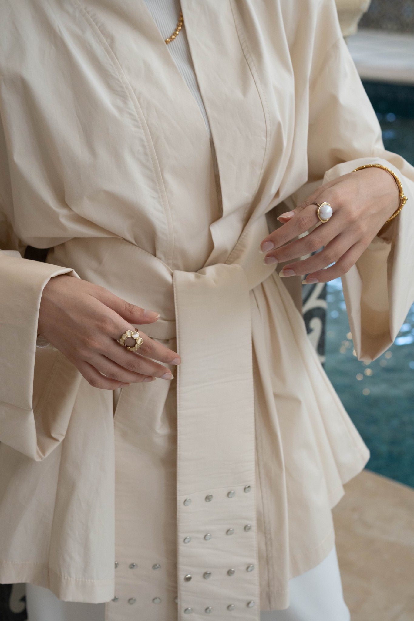 Studded kimono - Lillyscarfofficial