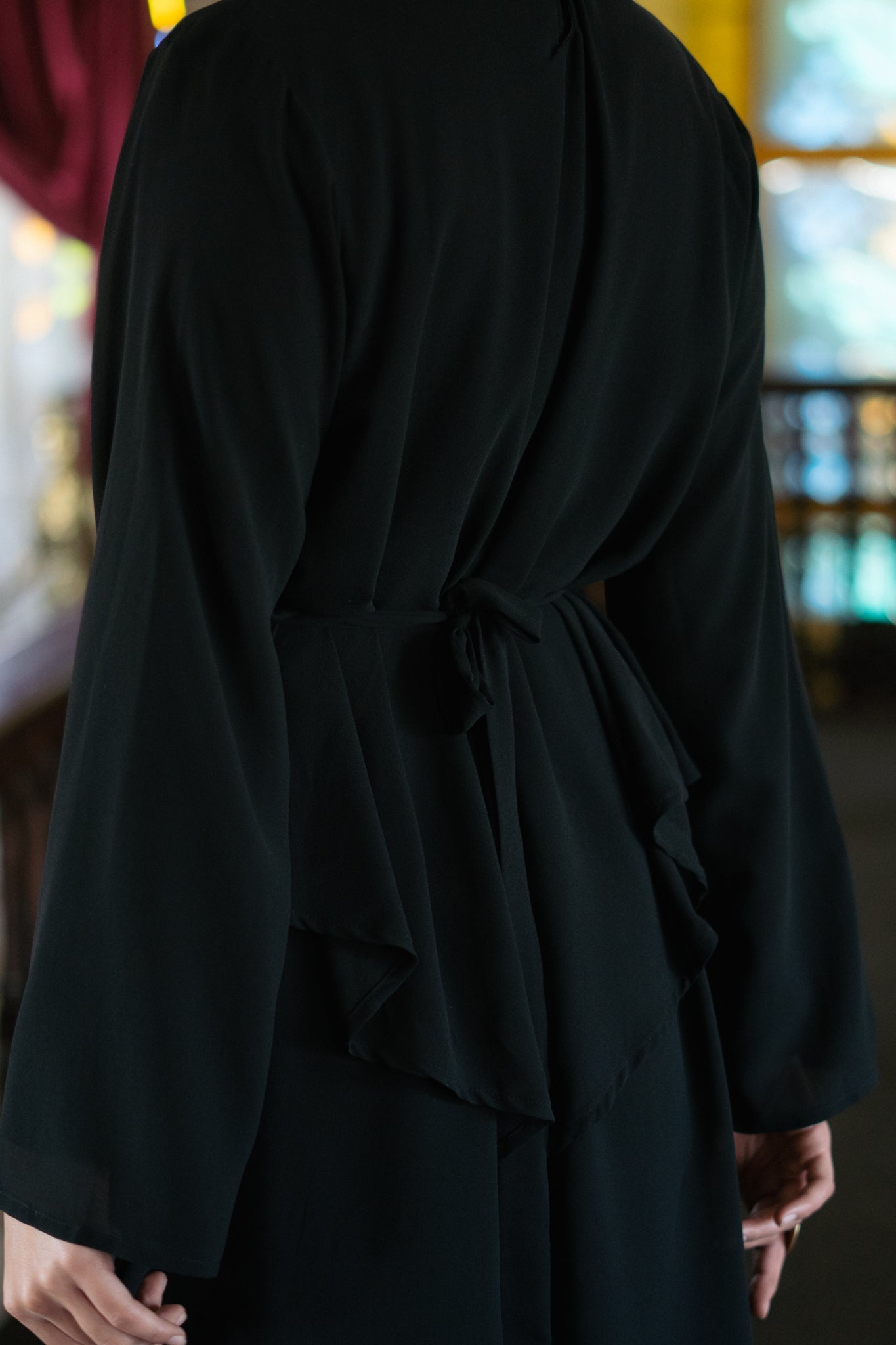Swan chiffon dress - Lillyscarfofficial