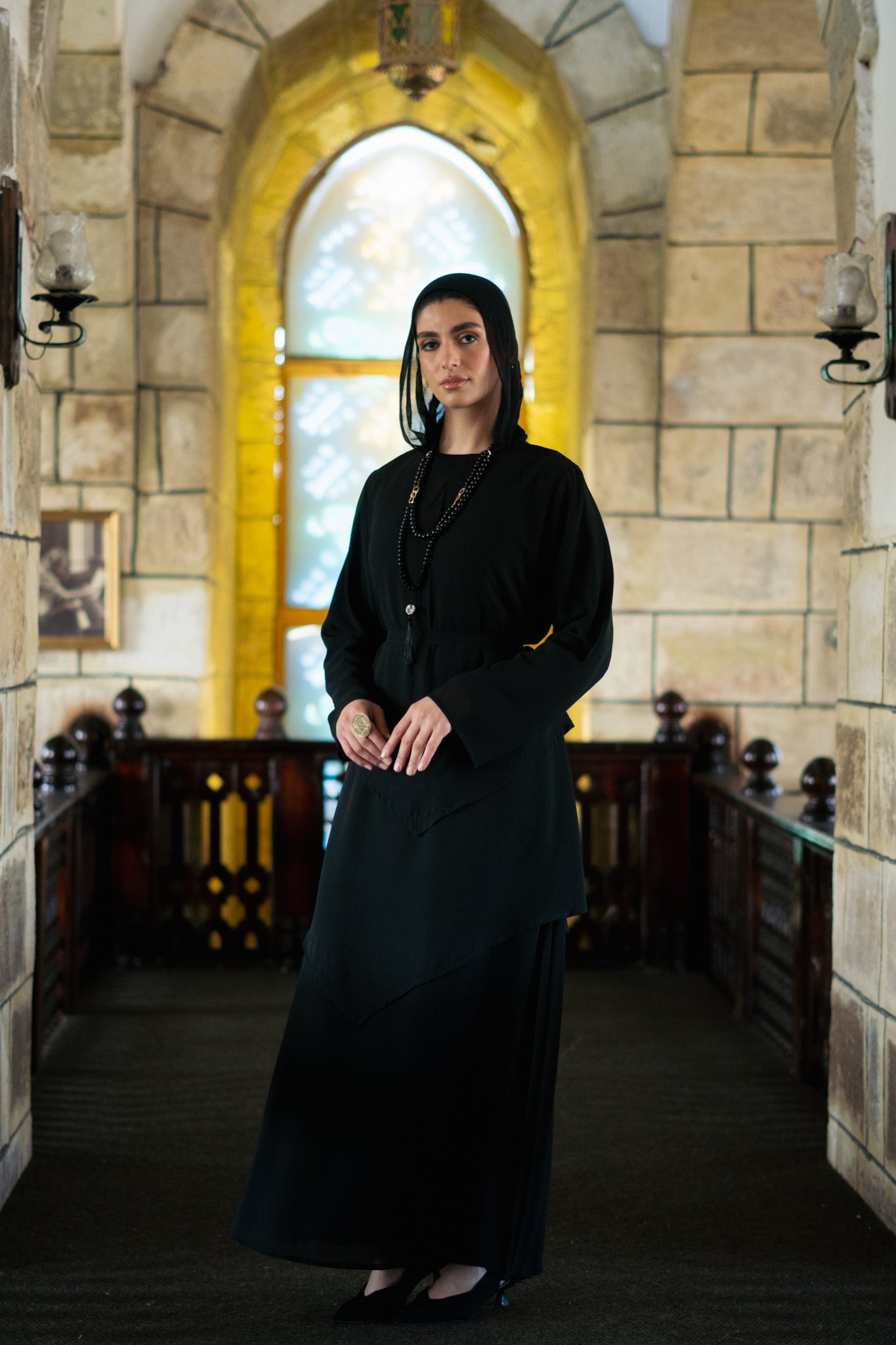 Swan chiffon dress - Lillyscarfofficial