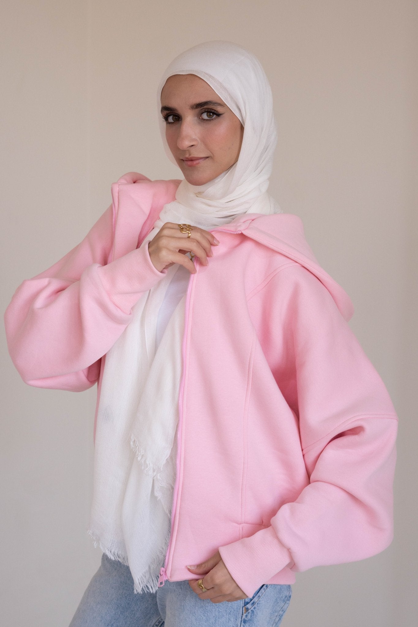 Sweatshirt | Cropped Hoodie - Lillyscarfofficial