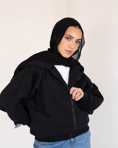 Sweatshirt | Cropped Hoodie - Lillyscarfofficial