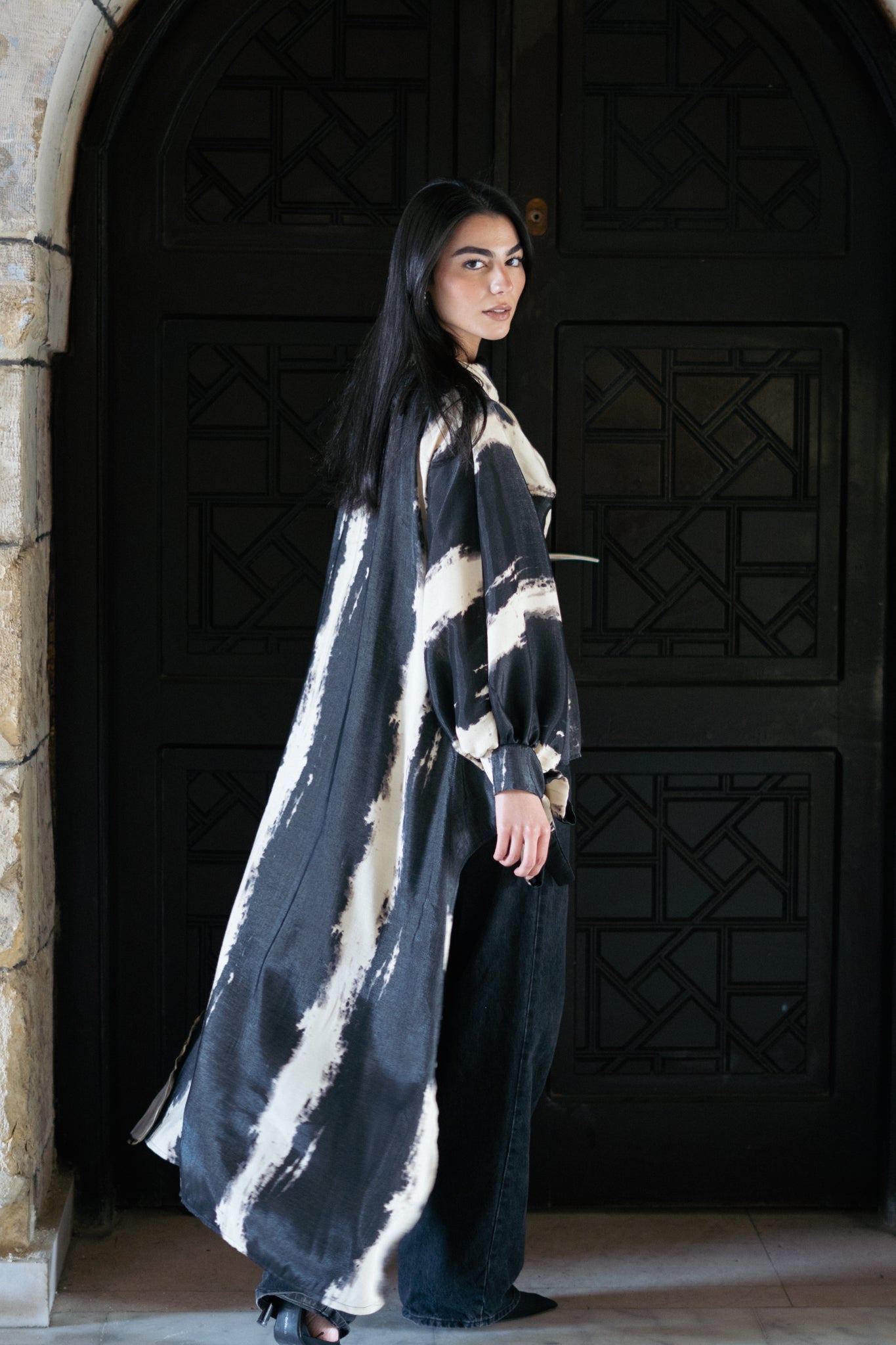 Tie Dye Shimmer Blouse - Lillyscarfofficial