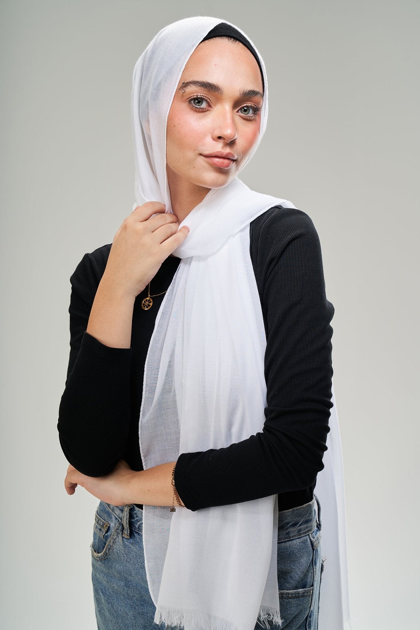 White Cotton - Lillyscarfofficial