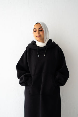Winter Stroll dress in black - Lillyscarfofficial