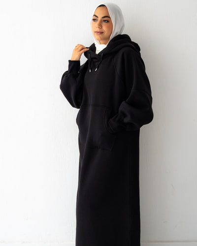 Winter Stroll dress in black - Lillyscarfofficial