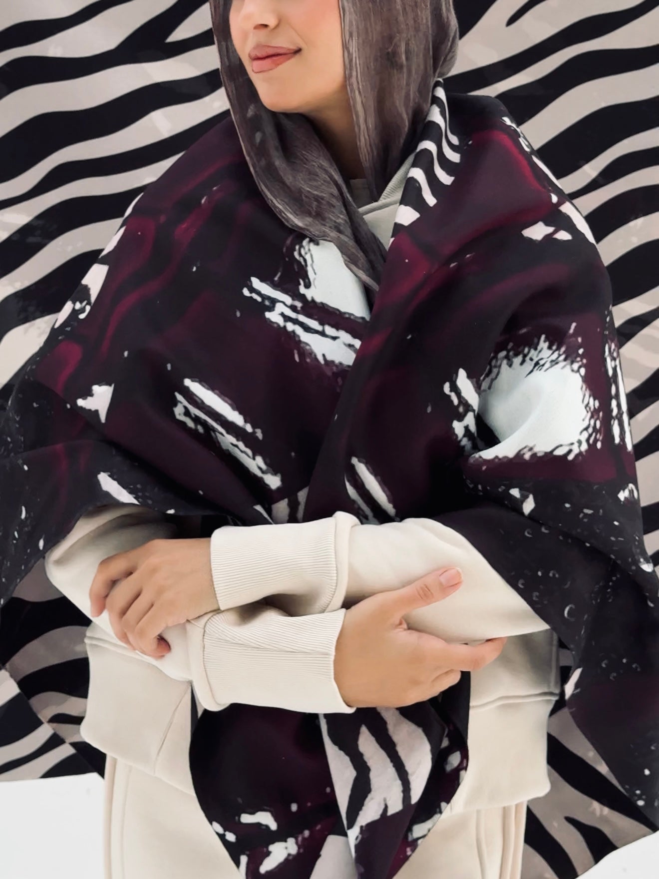 Zebra shwal - Lillyscarfofficial