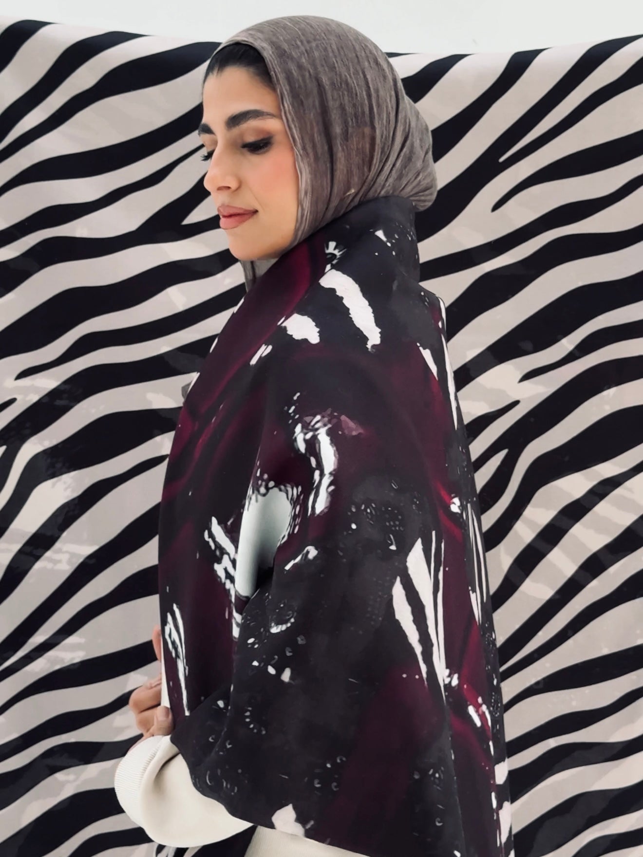 Zebra shwal - Lillyscarfofficial
