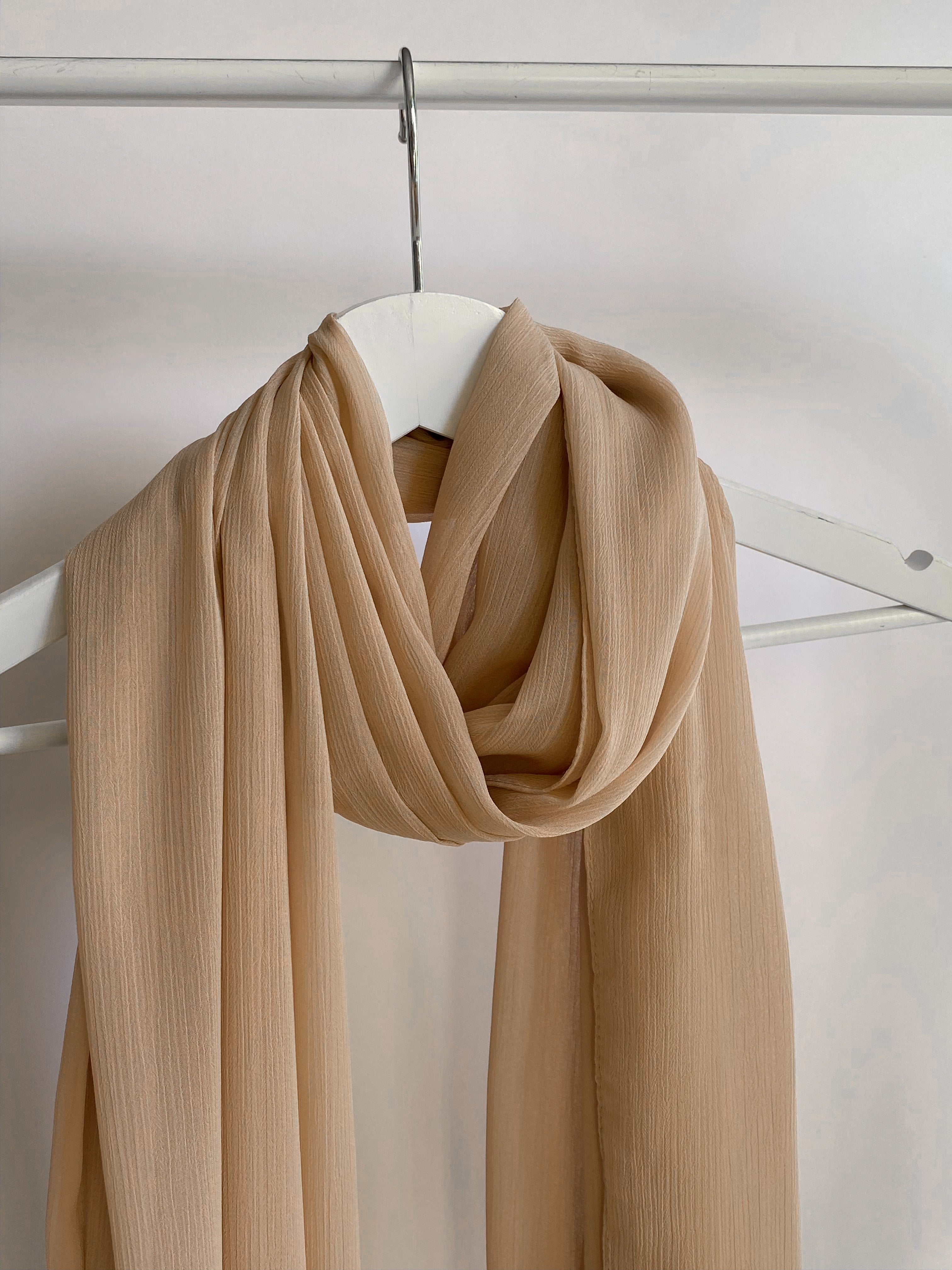 Soft Beige Chiffon Dubeta