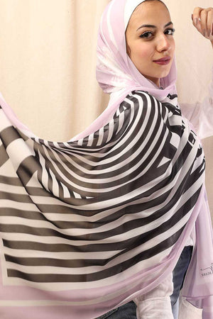 Lilac Strips - Lillyscarfofficial