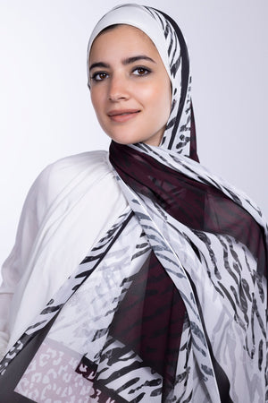 Maroon Zebra - Lillyscarfofficial