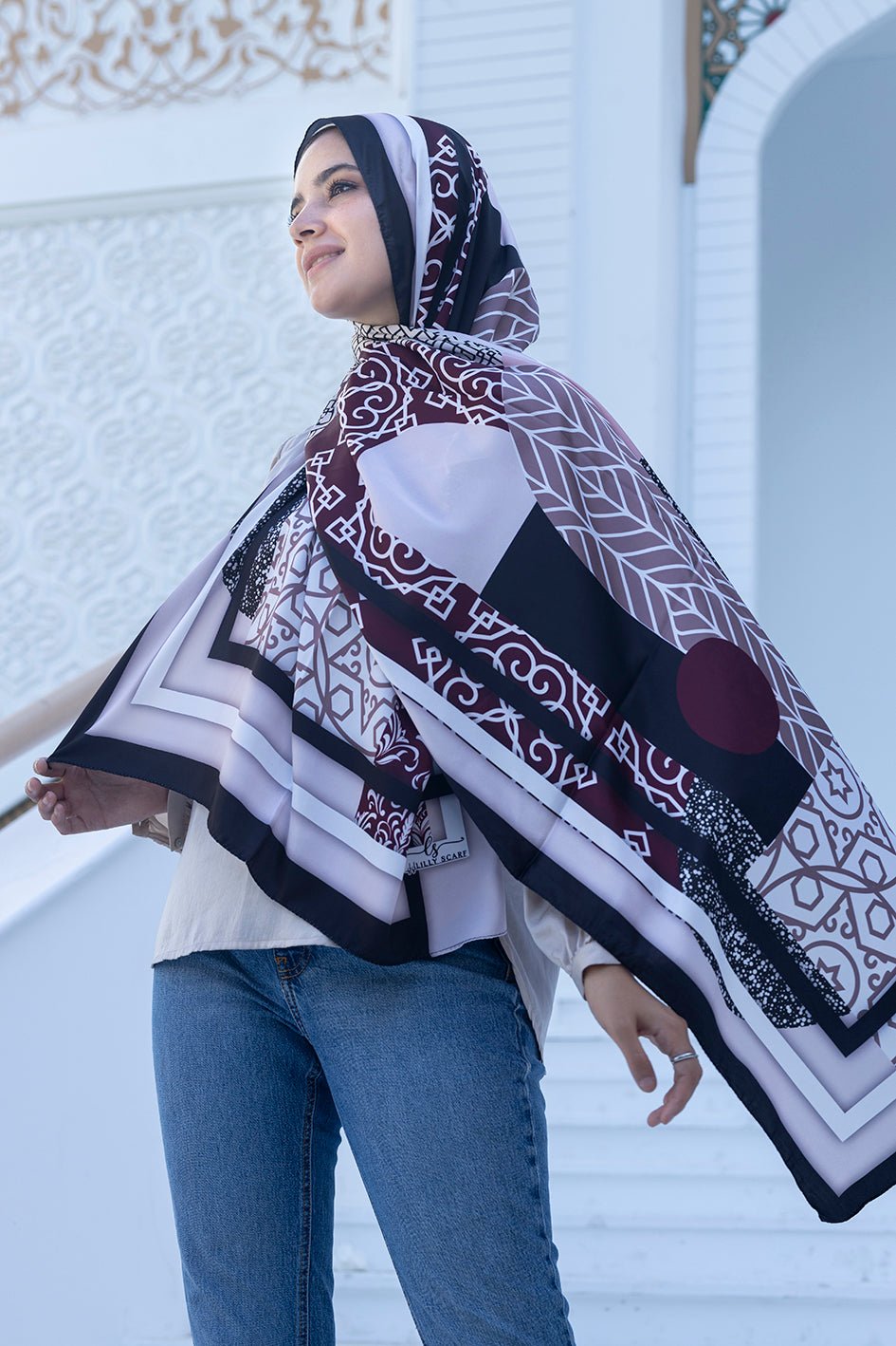 Satin Cherry - Lillyscarfofficial