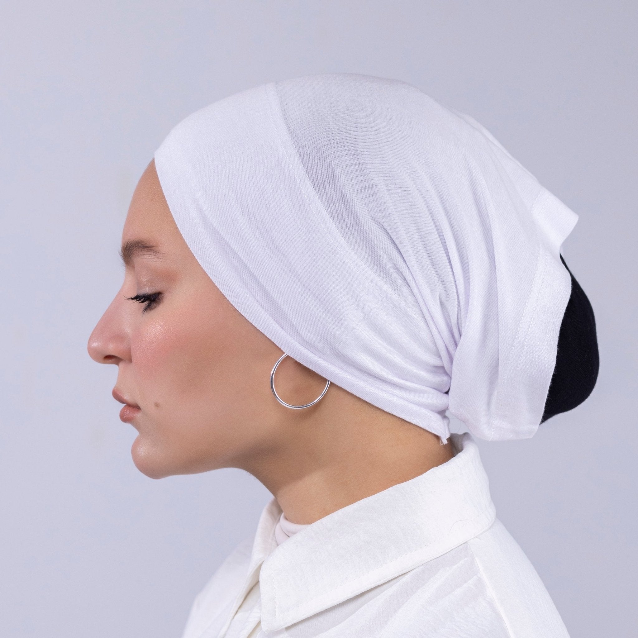 White Bandana - Open - Lillyscarfofficial